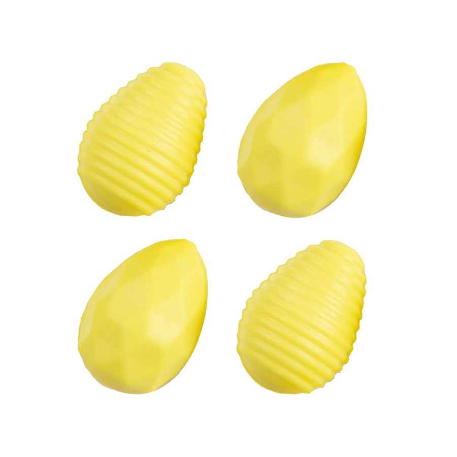 Baltās šokolādes dekors "Dzeltenās olas 3D"