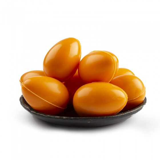 Baltās šokolādes dekors Oranžās olas