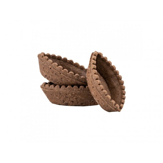 Laivas formas kakao tartletes