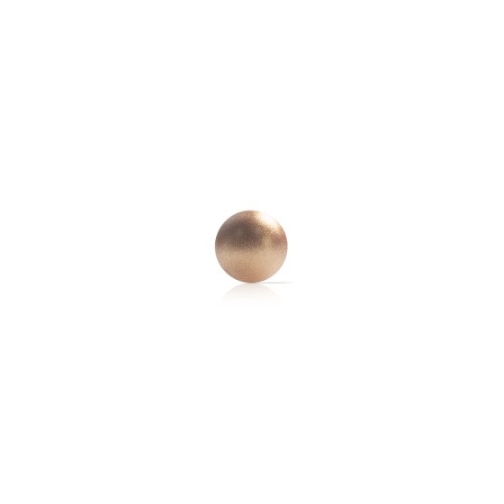 Baltās šokolādes dekors "Mini pērle" bronzā krāsā
