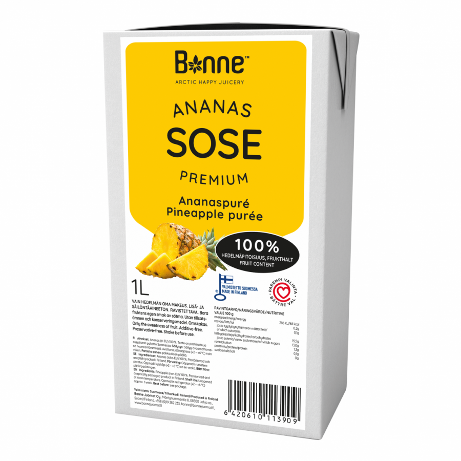 Ananāsu biezenis "Bonne Premium"100%