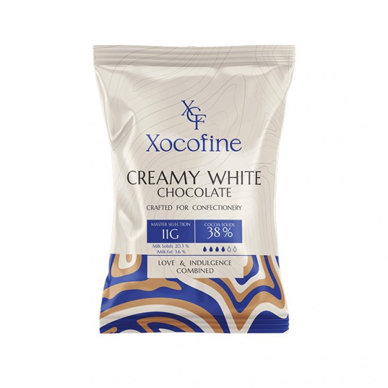Baltasis šokoladas 38% XOCOFINE